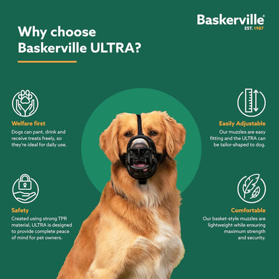 Ultra Basket Dog Muzzle for Comfortable Training