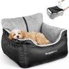 Cozy Washable Dog Car Booster Seat Bed