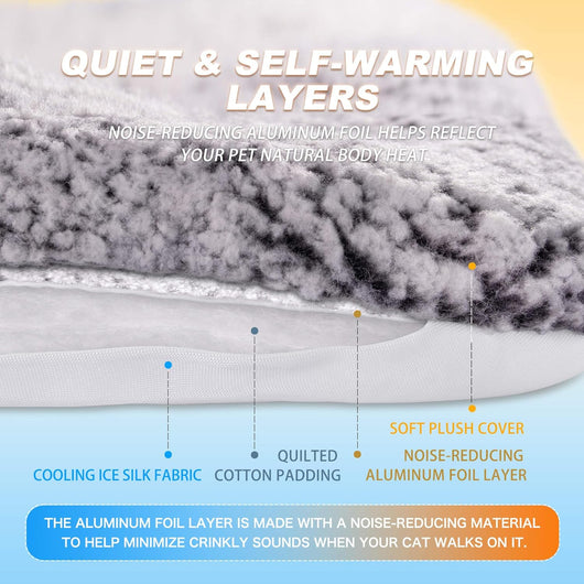 Reversible Cooling Dog Mat For Small Pets