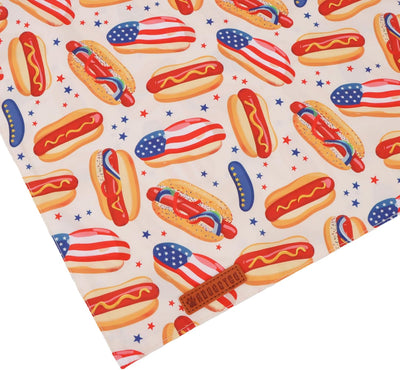 Patriotic Picnic Dog Bandana Two-Pack for Celebrations