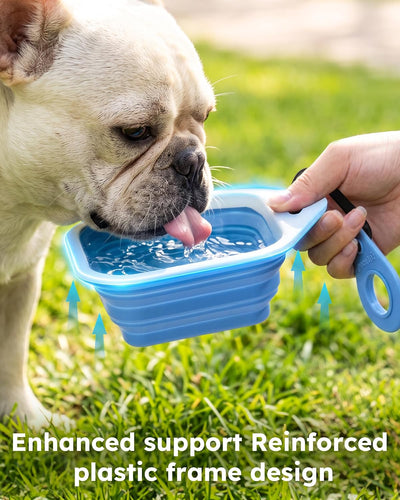 Portable Collapsible Silicone Dog Bowls for Travel