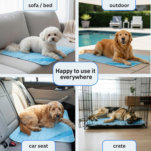 Inspector Tail Cooling Dog Mat For Travel