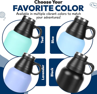 Insulated Dog Water Bottle with Travel Bowls
