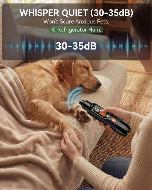 Professional Quiet Dog Nail Grinder