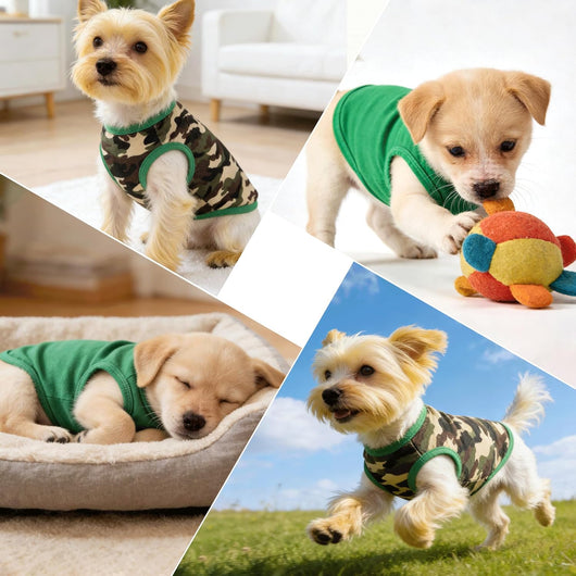2 Pack Dog Shirts XS | Small Dog Summer Clothes