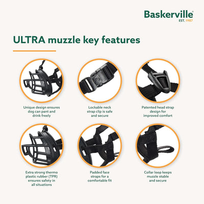 Ultra Basket Dog Muzzle for Comfortable Training
