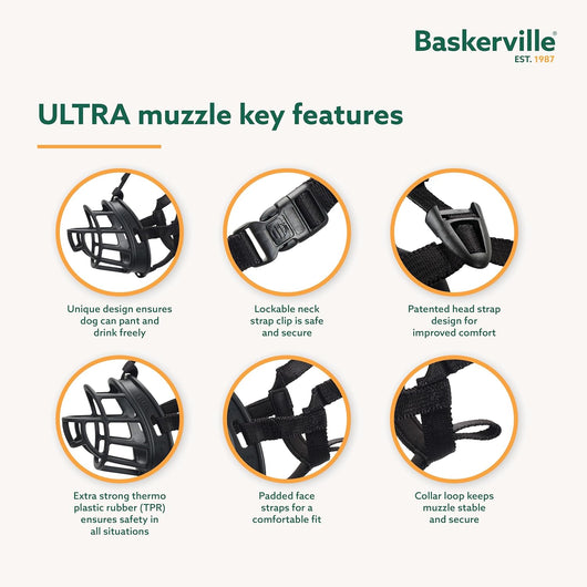 Ultra Basket Dog Muzzle for Comfortable Training