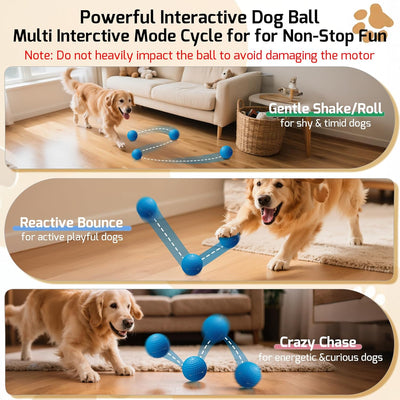 Smart Interactive Dog Ball I Rechargeable LED
