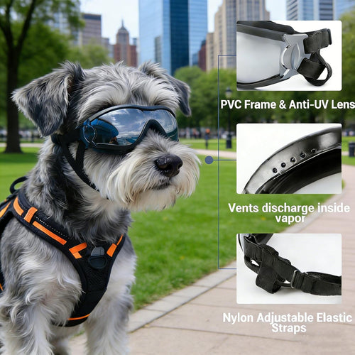 Dog Sunglasses Anti I Fog UV Protection for Small Dogs