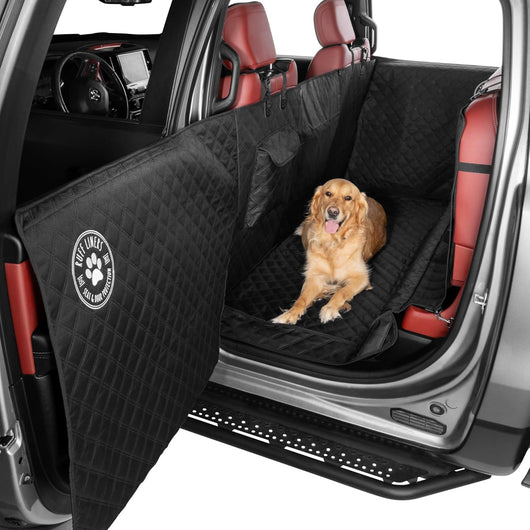 XL waterproof dog car seat cover for truck floor and door protection crew cab hammock pet travel cover heavy duty
