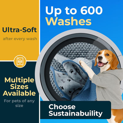Washable Waterproof Dog Pee Pads Two-Pack 34x36