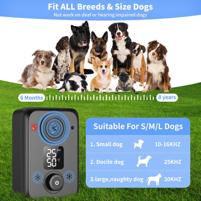 Portable Dog Bark Deterrent 50FT