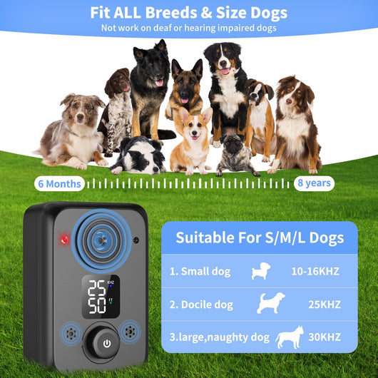 Portable Dog Bark Deterrent 50FT