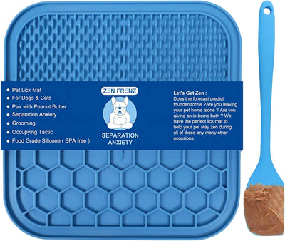 Dog Lick Mat with Spatula