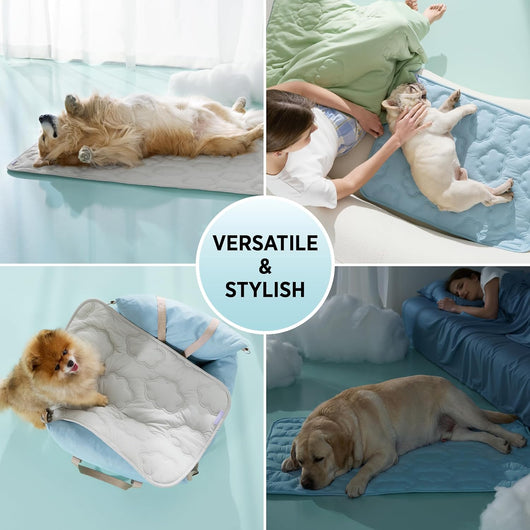 LE SURE Cooling Dog Mat XL Blue