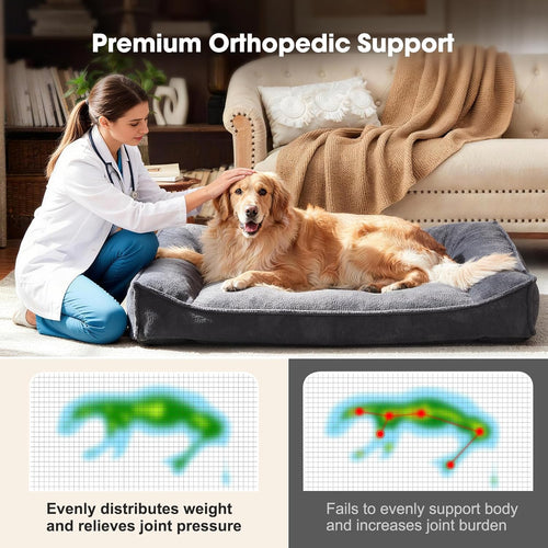 Orthopedic Dog Bed I XL Supportive Couch