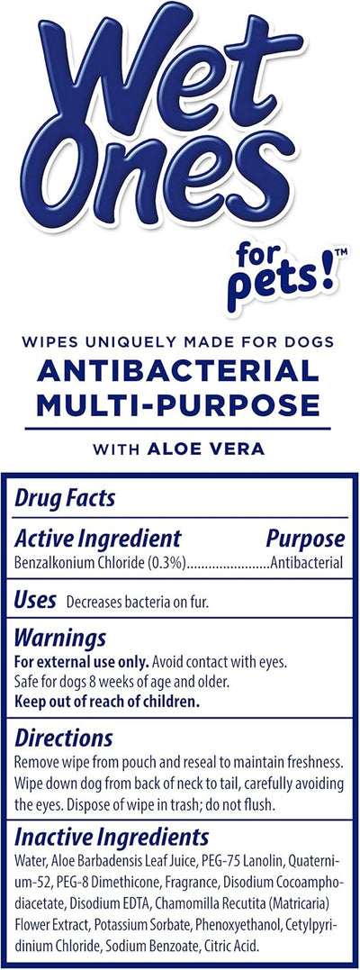 Antibacterial Dog Wipes For Daily Grooming