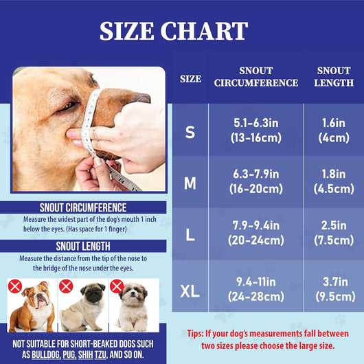Soft Mesh Dog Muzzle for Medium Training Dogs