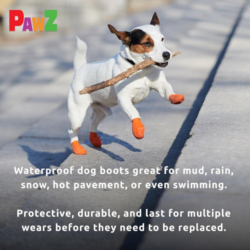 Rubber Dog Boots | Waterproof Anti-Slip All Weather Paw Shoes