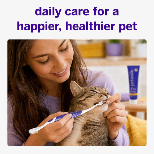 Dual-Ended 45° Dog Toothbrush