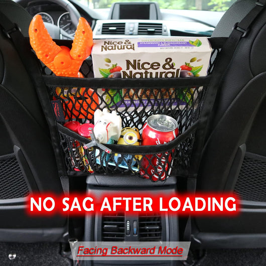 Car Seat Organizer Dog Barrier Storage Pocket