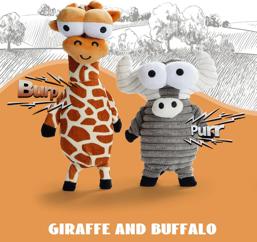 Squeaky Critter Dog Toys 5-Pack