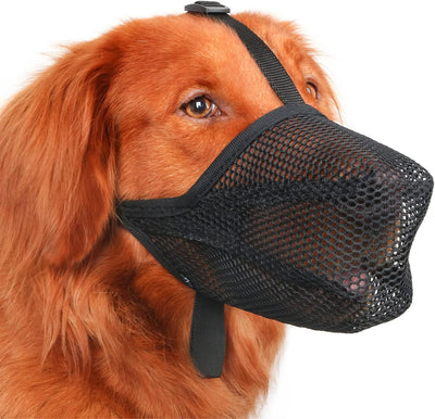 Soft Mesh Dog Muzzle for Gentle Training