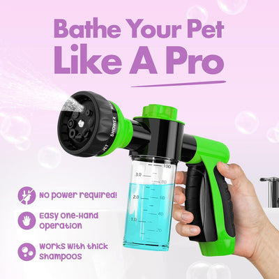 Dog Shampoo Sprayer for Fast Bath Time