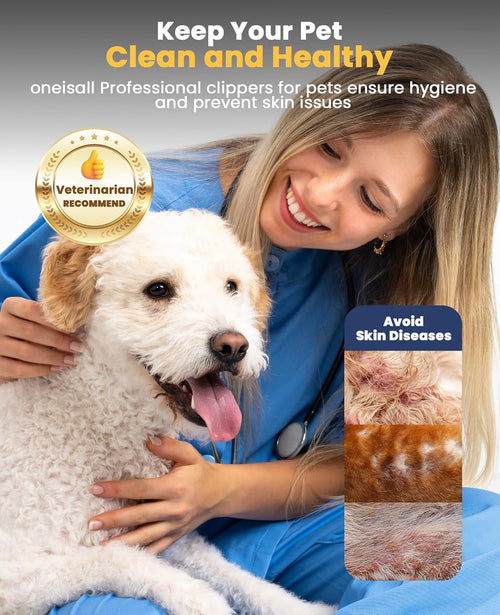Waterproof Dog Grooming Clipper Kit