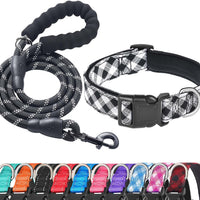 Reflective Neoprene Dog Collar Set