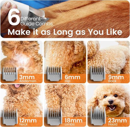 Dog Grooming Vacuum Clipper Nail Grinder Kit