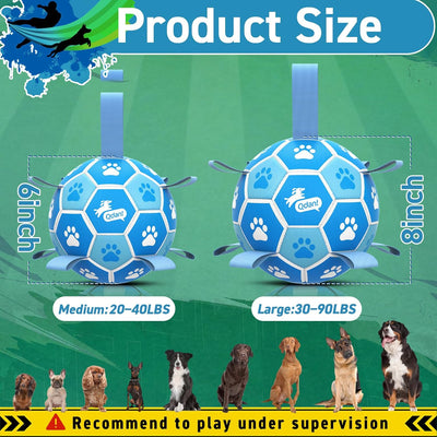 Dog Soccer Ball 6" I Blue Ball toy