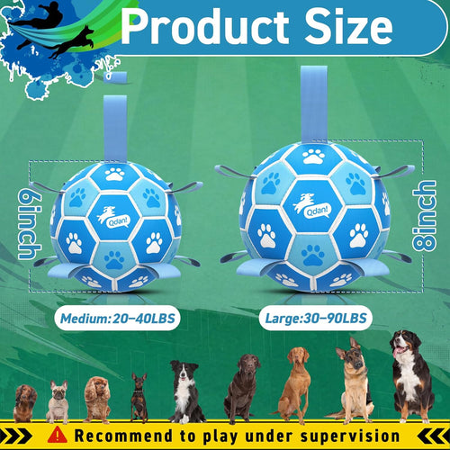 Dog Soccer Ball 6" I Blue Ball toy