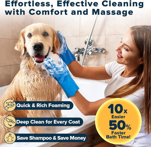 6-Piece Silicone Pet Grooming Kit