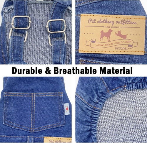 Apparel Overalls for Small Dogs & Cats I Puppy Jumpsuit
