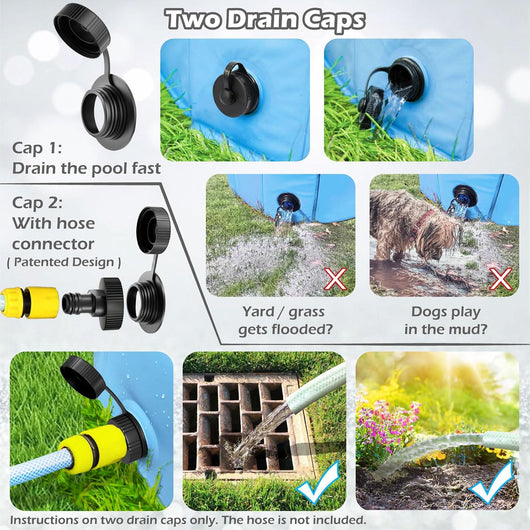 Foldable Dog Swimming Pool for Summer Adventures