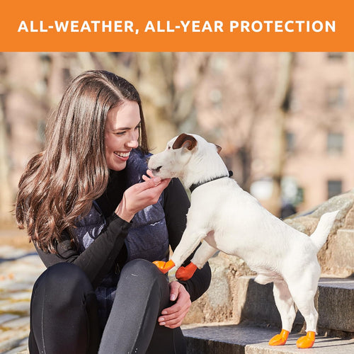 Rubber Dog Boots | Waterproof Anti-Slip All Weather Paw Shoes