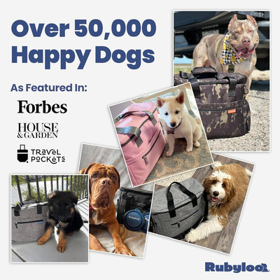 Large Dog Travel Bag With Feeding Bowls