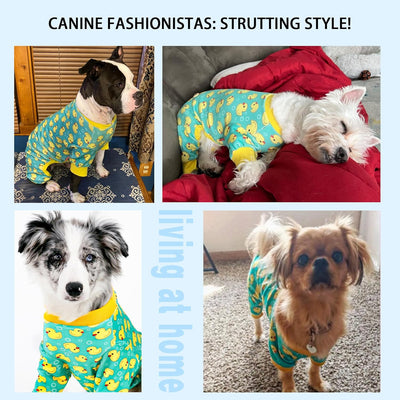 Dog Apparel Pajamas Onesie | Cute Duck Sleepwear