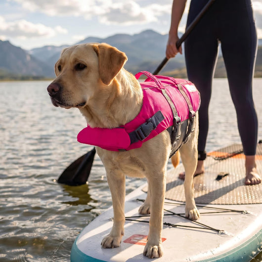 Reflective Dog Life Jacket with Rescue Handle