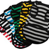 6-Pack Dog Apparel I Cotton Striped Puppy Tank Tops