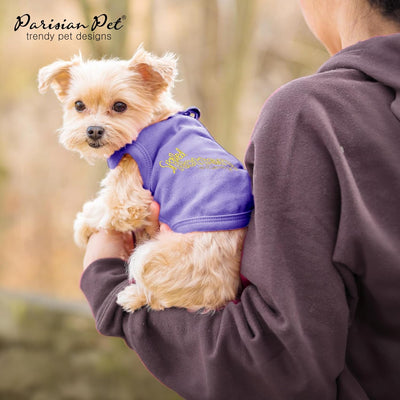 Big Dog I Purple Cotton Shirt Summer Outfit