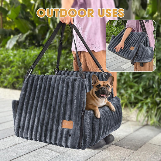 Dog Car Seat for Small Dogs | Travel Booster & Carrier