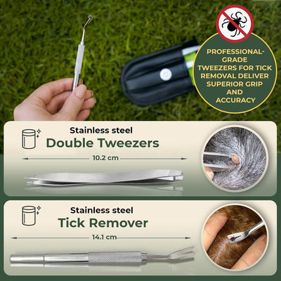 6-in-1 Tick Remover Kit for Dogs Cats