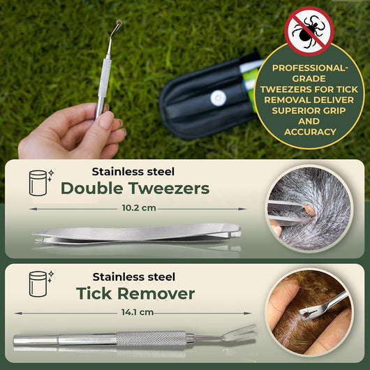 6-in-1 Tick Remover Kit for Dogs Cats