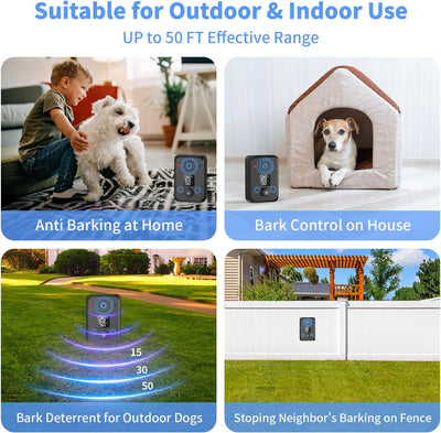Portable Dog Bark Deterrent 50FT