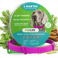 Natural Flea & Tick Collar for Dogs I Waterproof