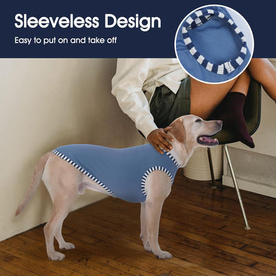 Large Dog Shirt 2 Pack | Cooling Sleeveless Tank Top for Big Breeds