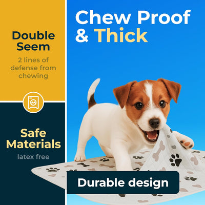 Washable Waterproof Dog Pee Pads Two-Pack 34x36
