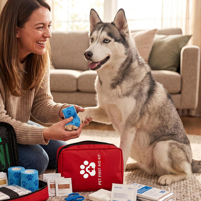 Portable Dog First Aid Kit for Travel